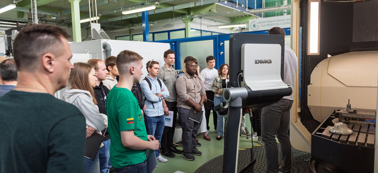 Participants attending an on-site training session focused on practical skills development